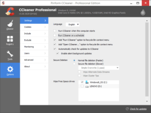 CCleaner Professional 5.86.9258 Crack With Key [All Editions] 2021