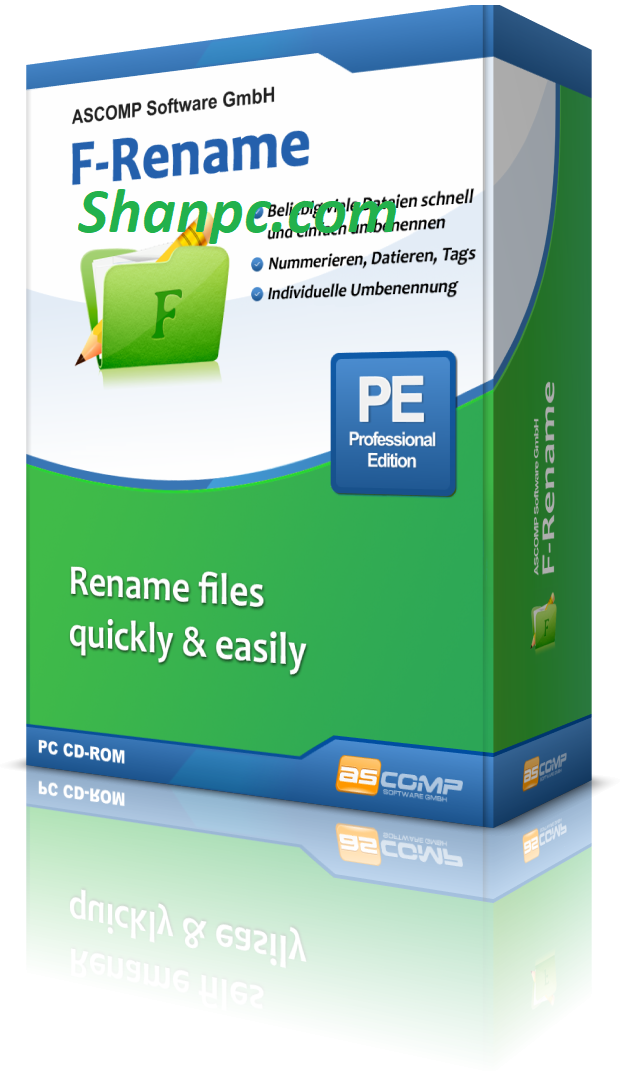 ASCOMP F-Rename Professional 2.104 Crack With Key Download