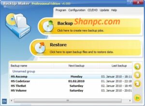 BackUp Maker Professional 8.325 Crack Plus License Key [Latest]