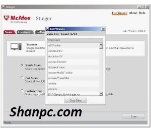 McAfee Stinger 13.0.0.19 Crack Plus Activation Key [2024]