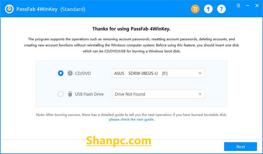 PassFab 4WinKey Ultimate Full Version 