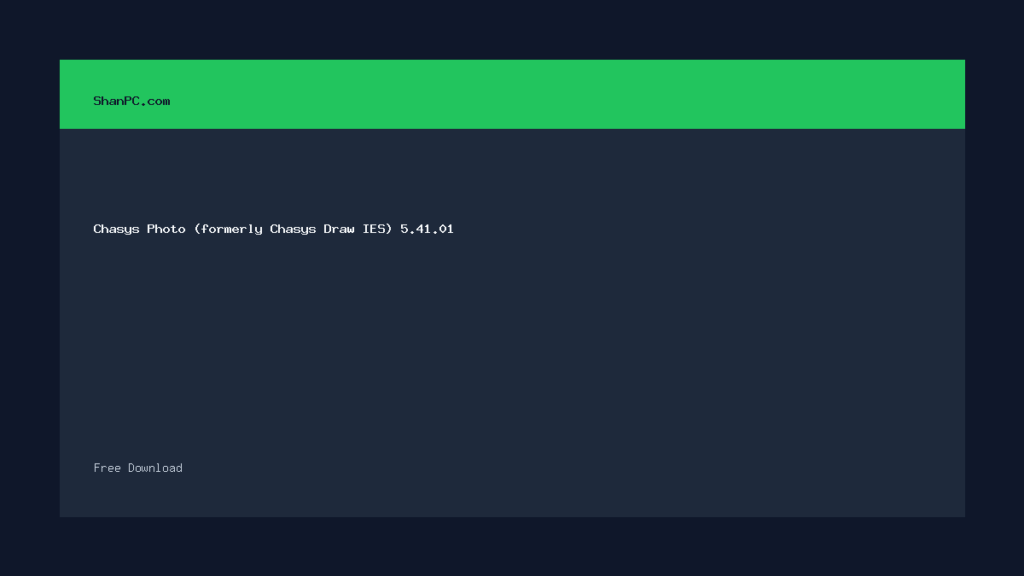 Chasys Photo (formerly Chasys Draw IES) 5.41.01
