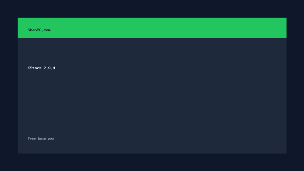 KStars 2.0.4